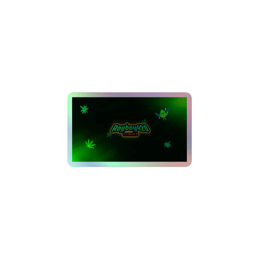 Royboy420Gaming Holographic Sticker product image (1)