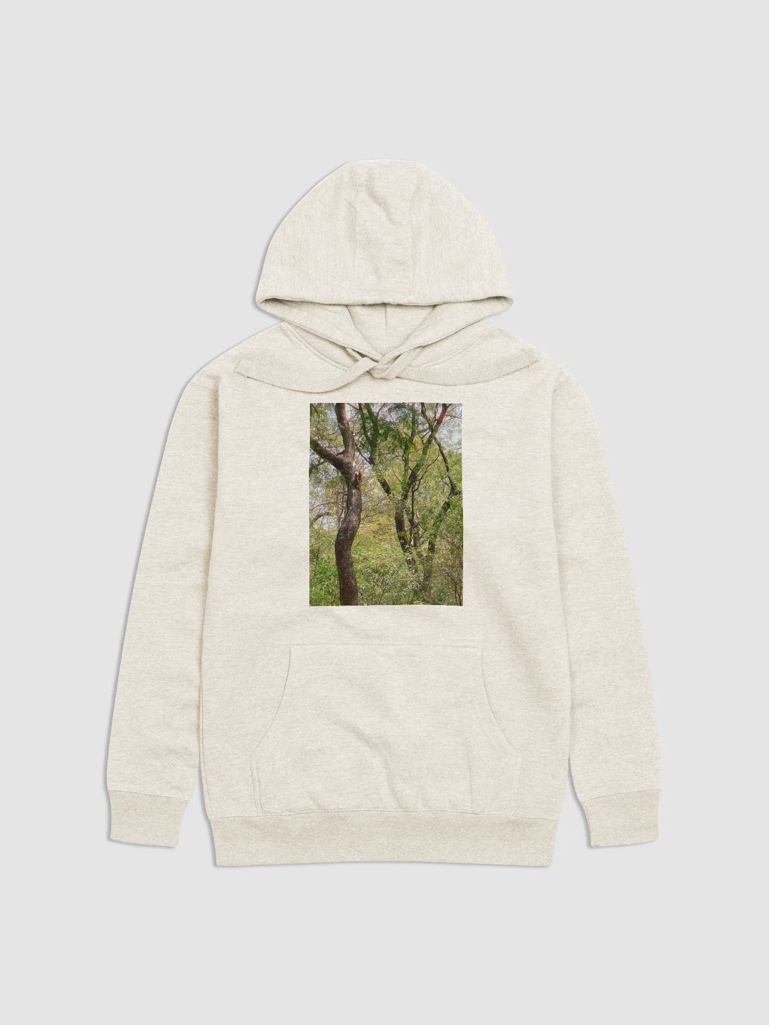 Earth tone beige hoodie product image (1)