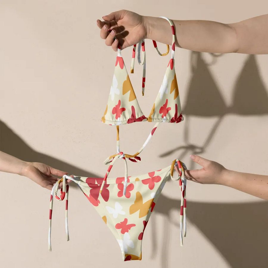 All-Over Print String Bikini - Butterfly product image (9)