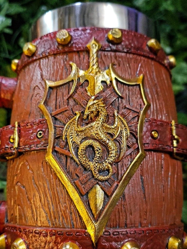 The Armored Kingdom Blazing Dragon Sigil Guard Mug product image (3)