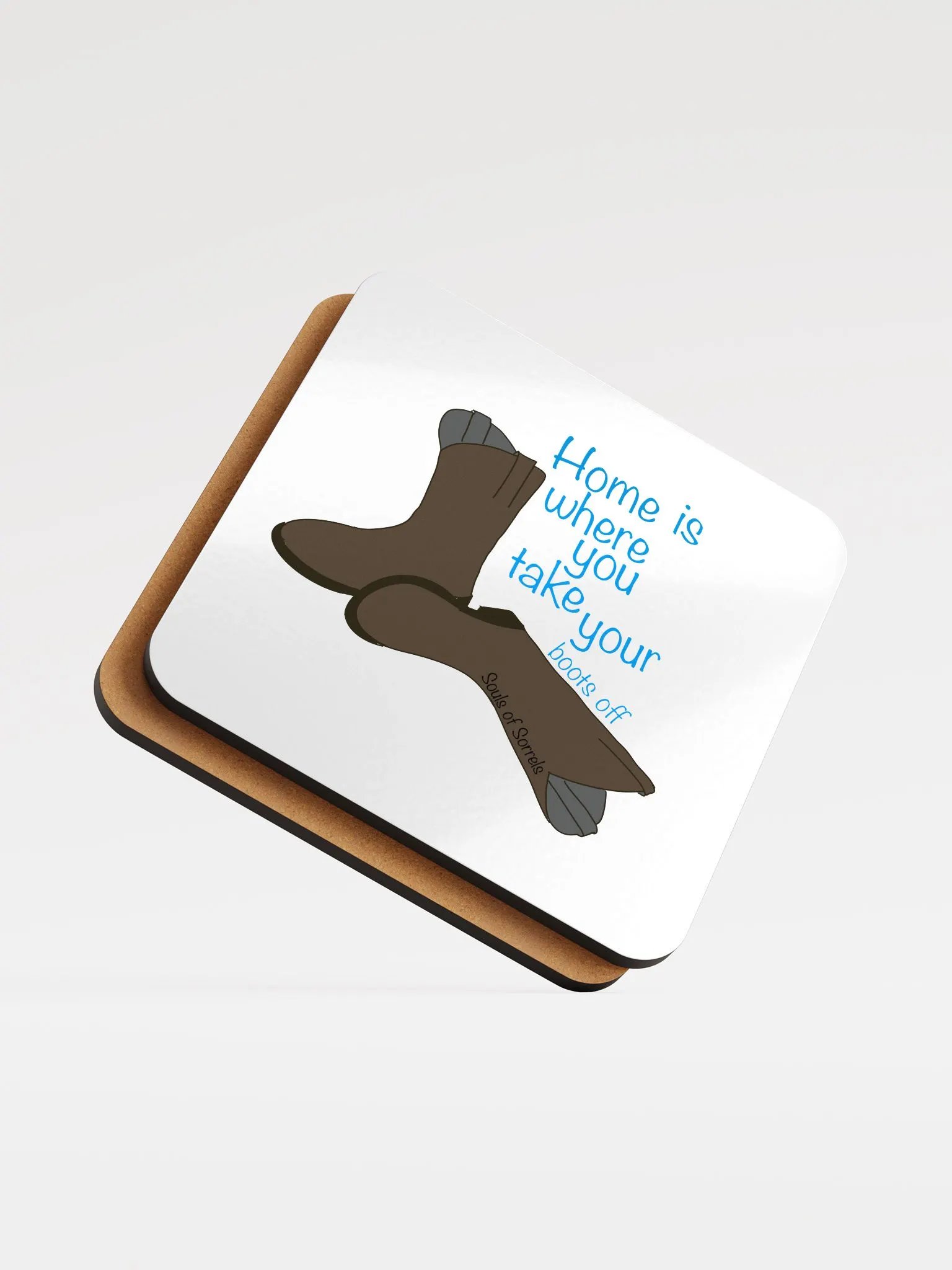 SoS Cowboy Boots Coaster product image (1)