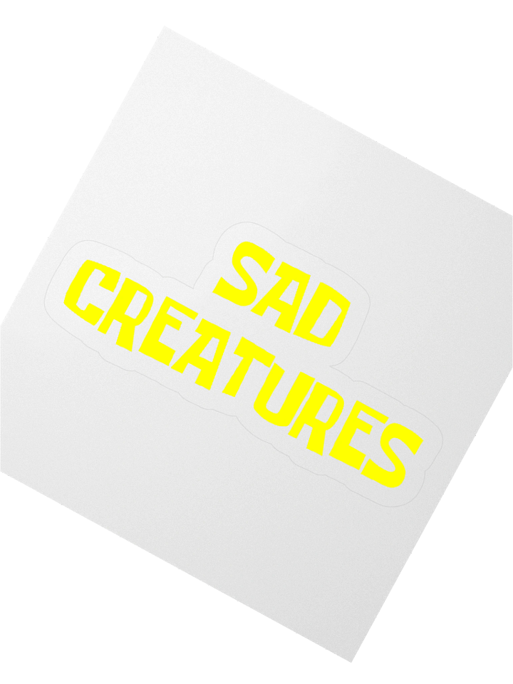 Sad Creatures Sponge Sticker product image (5)