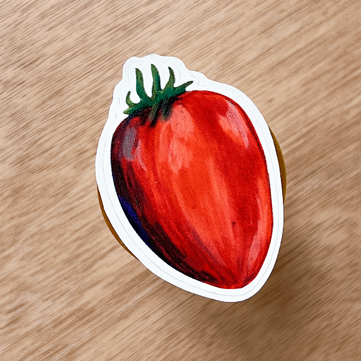 Strawberry (tomato :D) sticker product image (1)