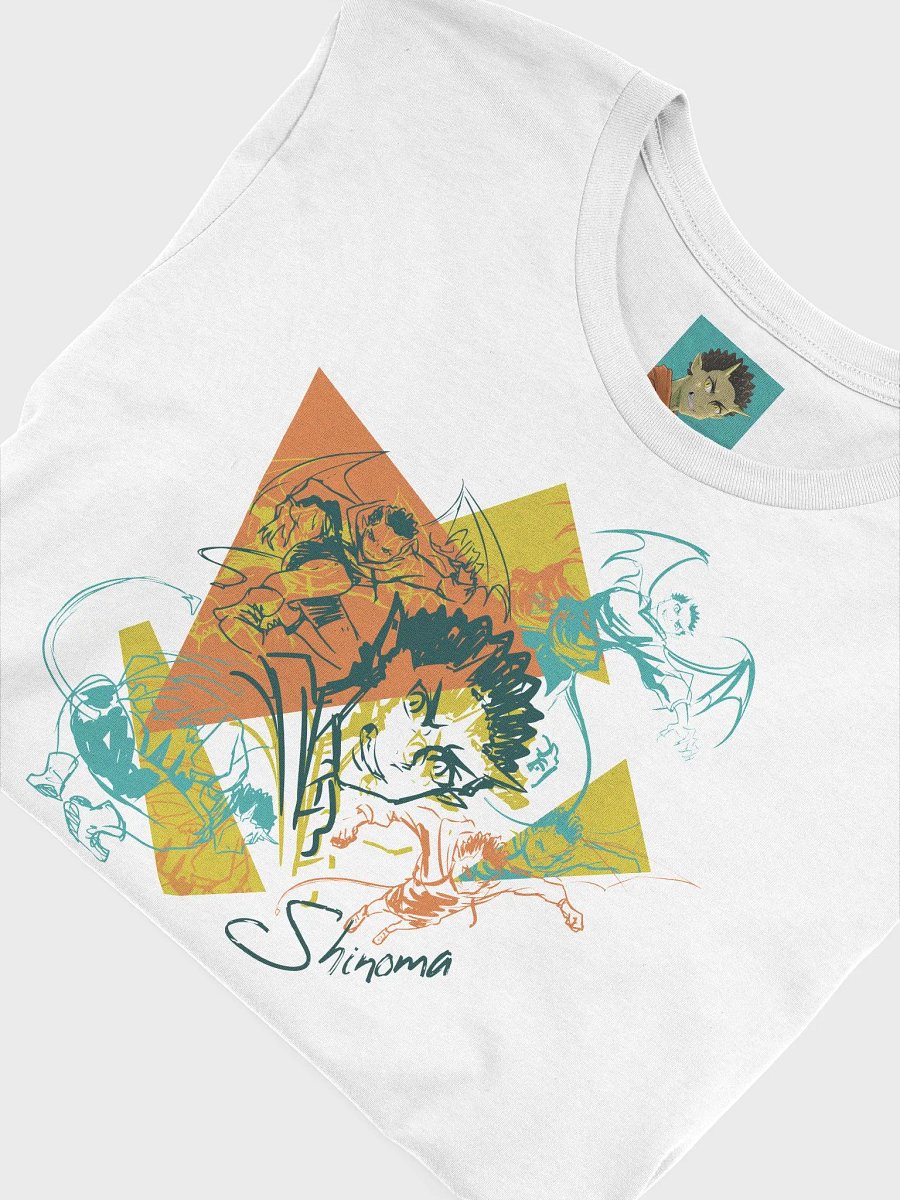 SHINOMA — MULTI-SKETCH — SUPERSOFT T-SHIRT product image (6)