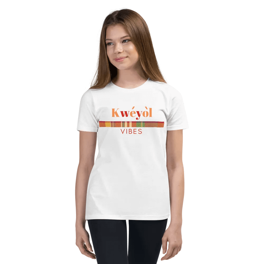 Kwéyòl Vibes Youth T-Shirt product image (88)