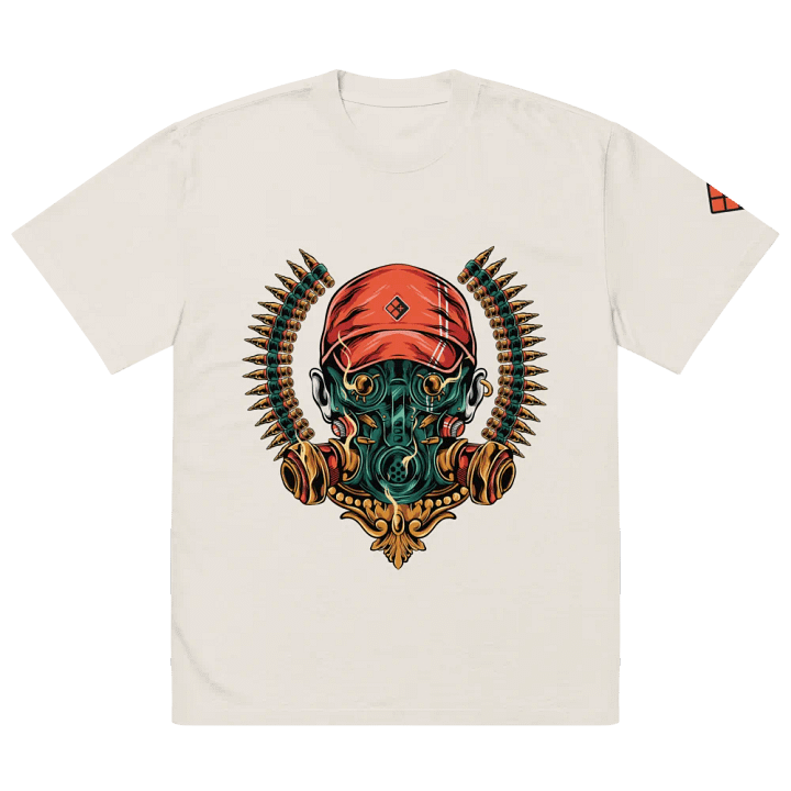 Oversized NEVER OUTGUNNED Tee product image (11)