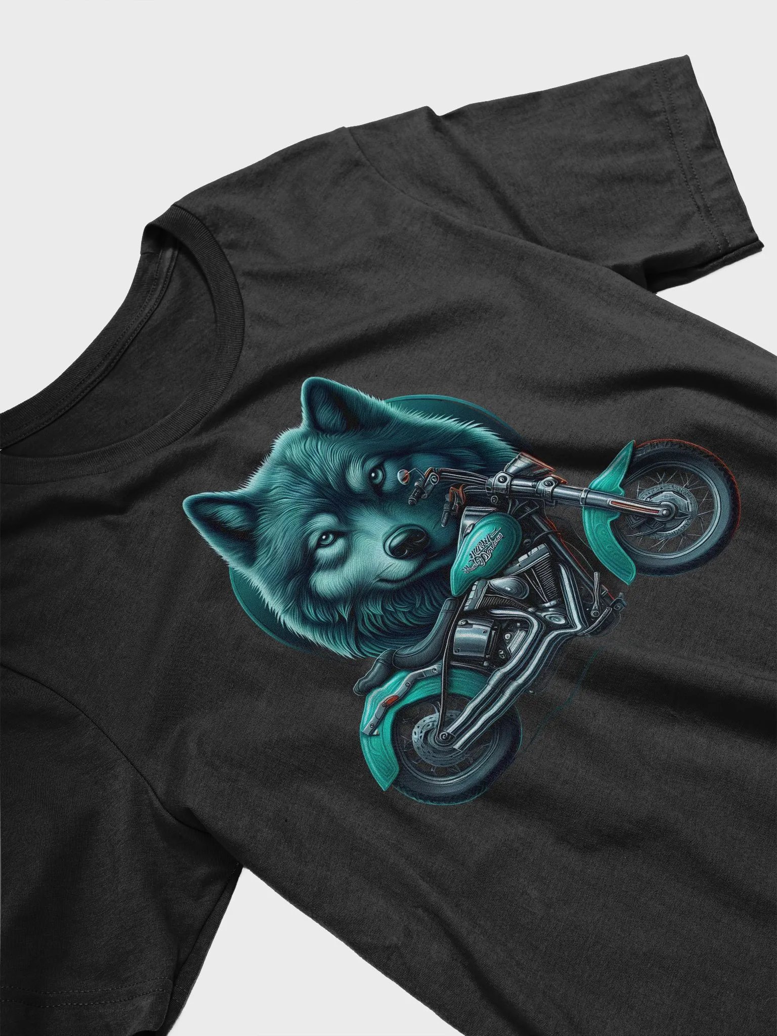 Motorcycle and Wolf - Unisex T-Shirt #13 product image (3)
