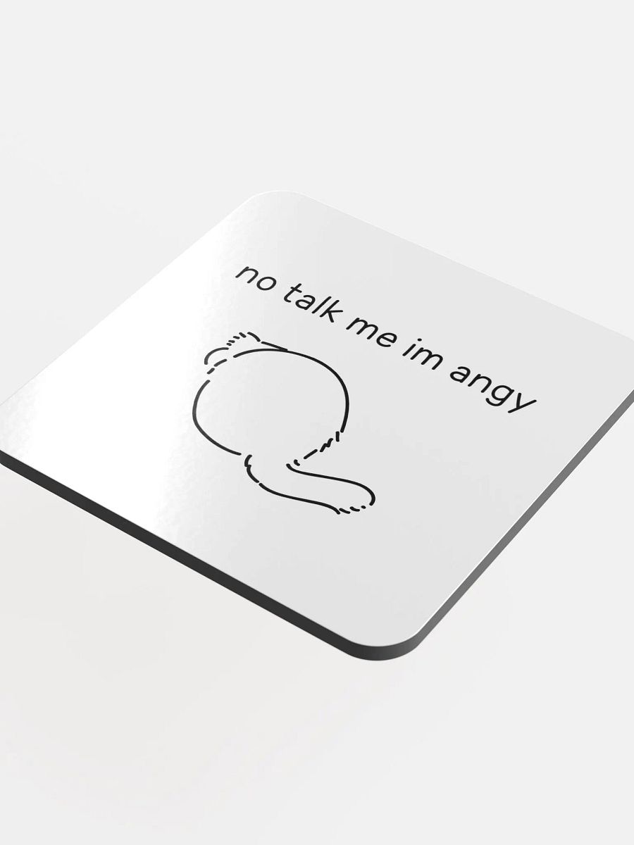 No Talk Manul Angy - Coaster product image (4)