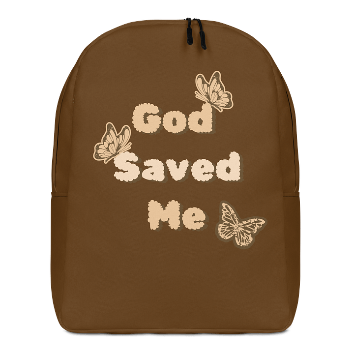 God Saved Me Backpack product image (1)