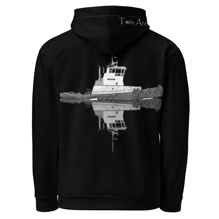 Black Westrac tug Hoodie product image (1)