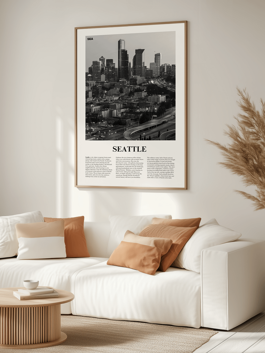 Seattle 04 Newspaper Poster product image (3)