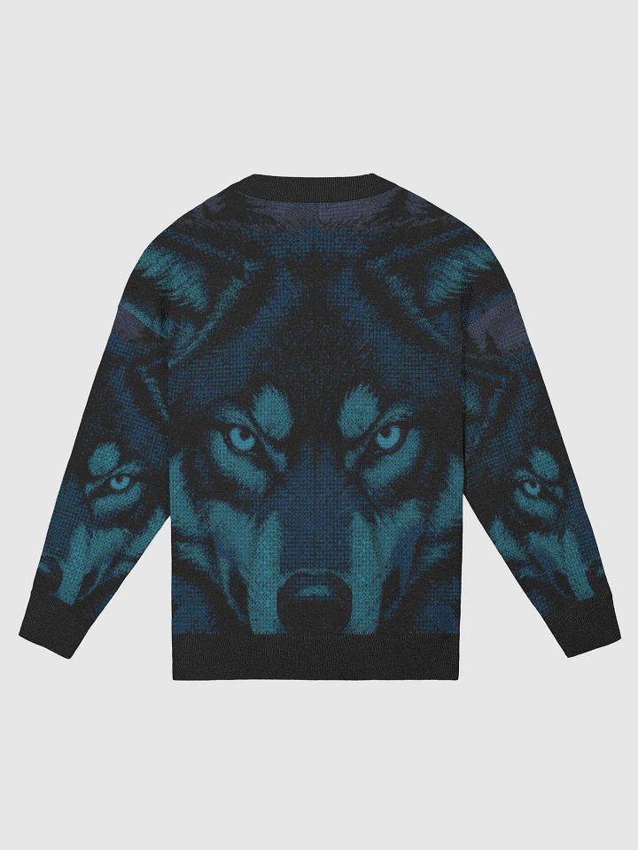 Misty Wolf moon Knitted Crewneck product image (10)