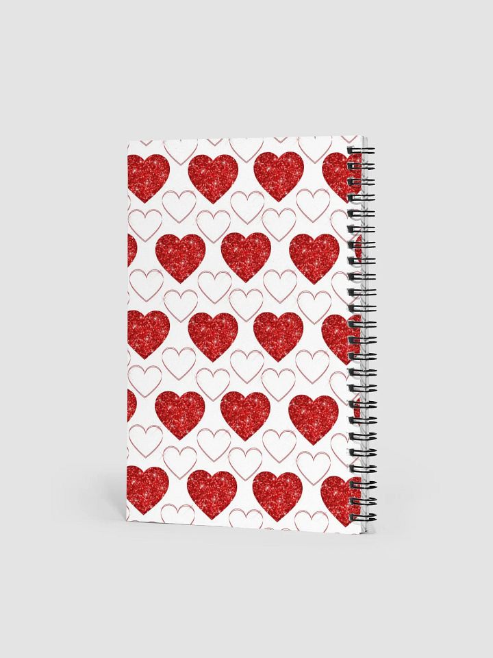Glitter Hearts Valentine Notebook product image (2)