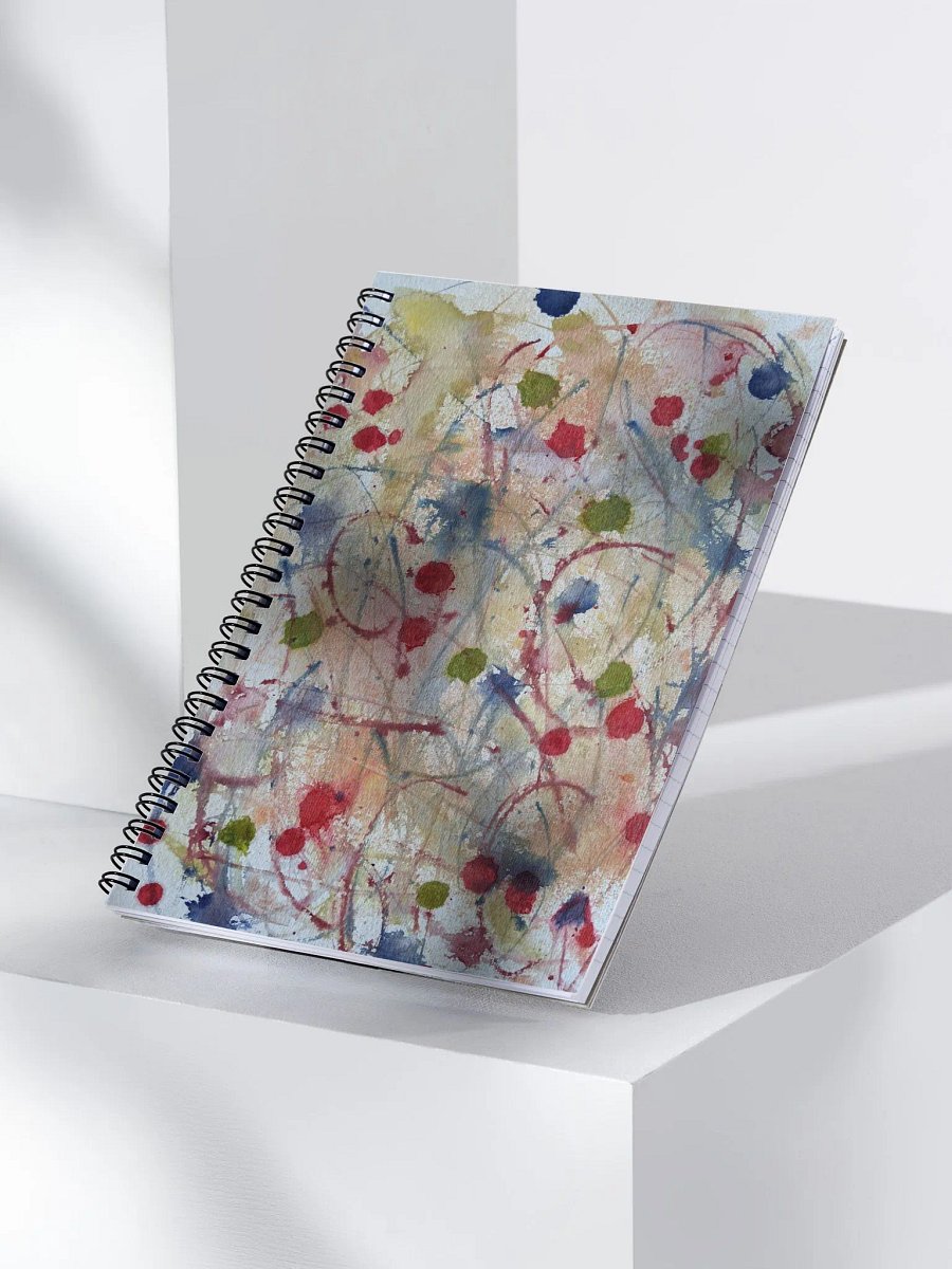Swirling Dots Spiral Notebook product image (3)