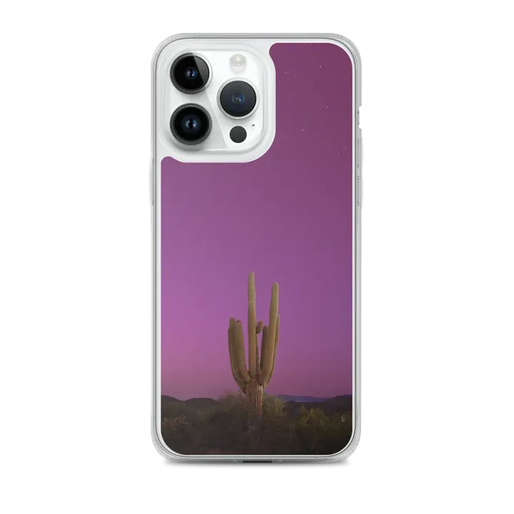 "Aurora Saguaro" - iPhone Case product image (2)