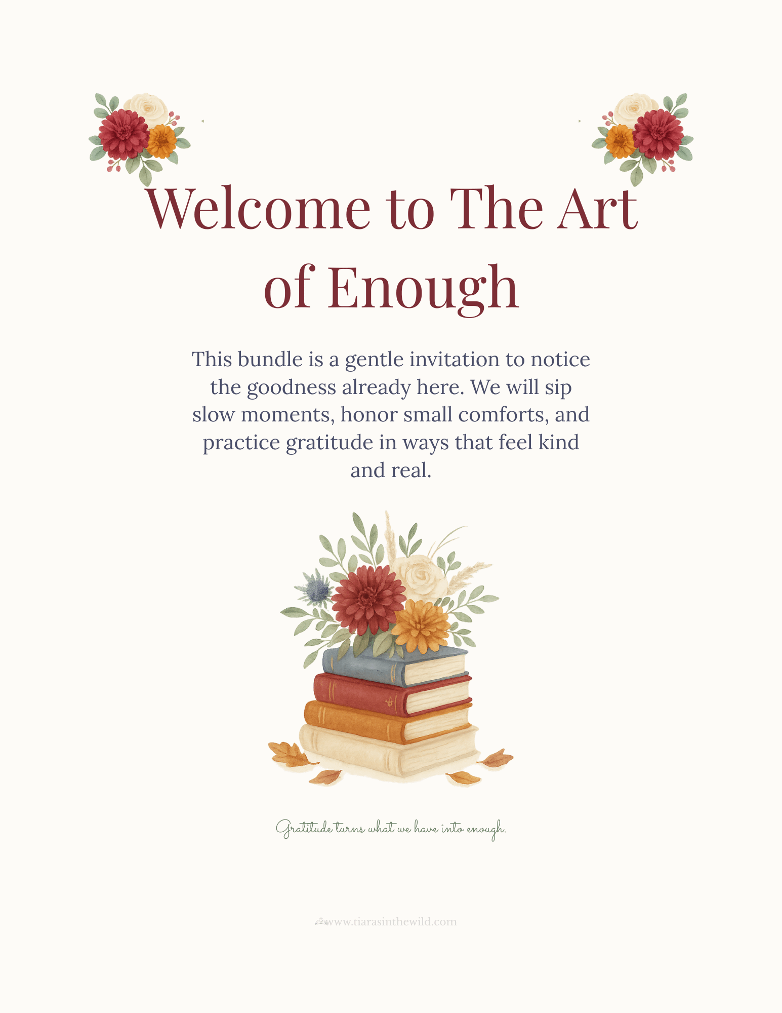 The Art of Enough November bundle product image (3)
