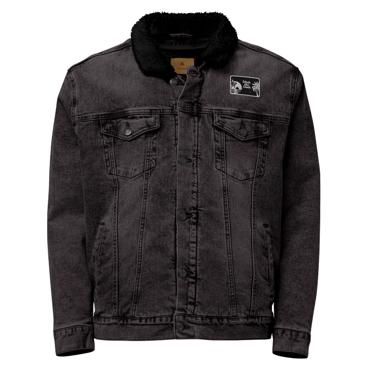 Tropical Escape Unisex Denim Jacket | ditch the desk product image (1)