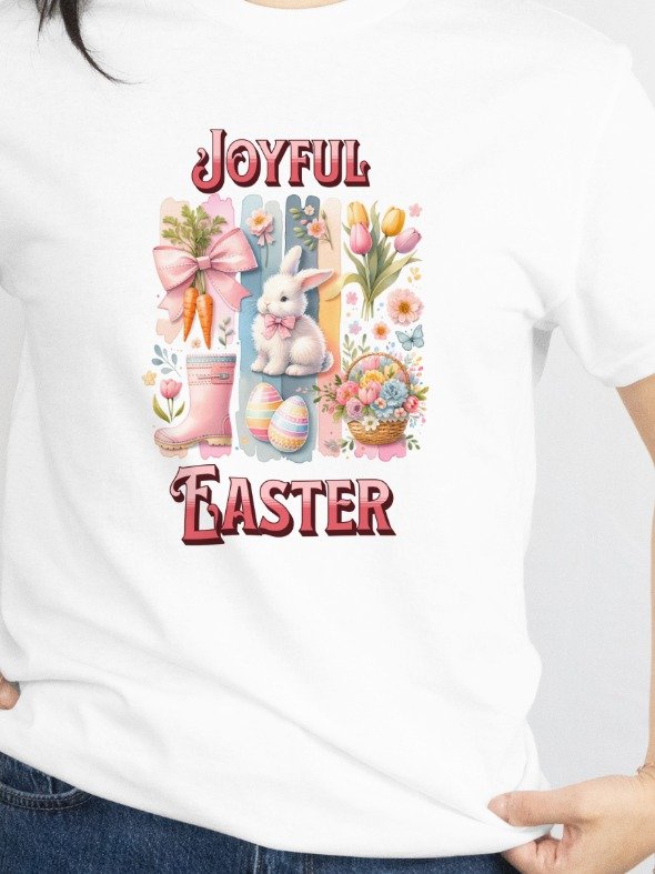 Joyful Easter Bunny T-Shirt product image (1)