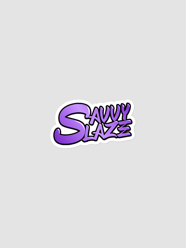 SavvySlaze Sticker product image (1)