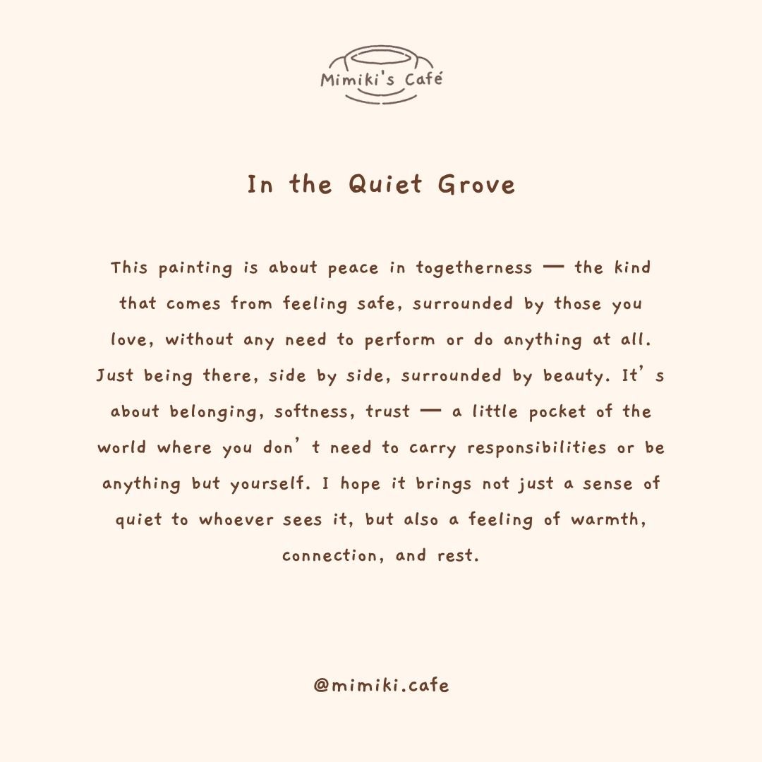 In the Quiet Grove - Art Print product image (2)