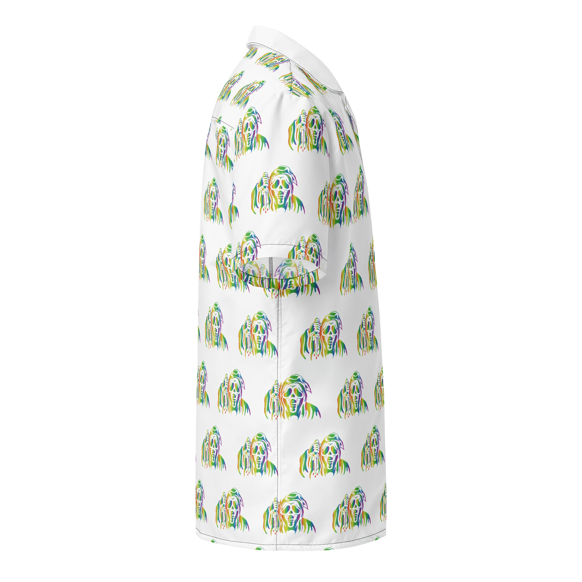 Rainbow Ghost Hawaiian Shirt product image (4)