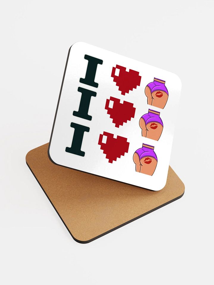 I love booty coaster product image (1)