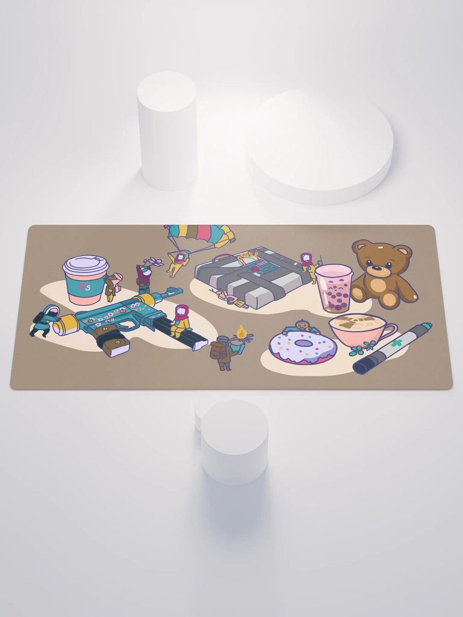 Rust Hazzy Chibi Mouse Pad - Brown product image (1)