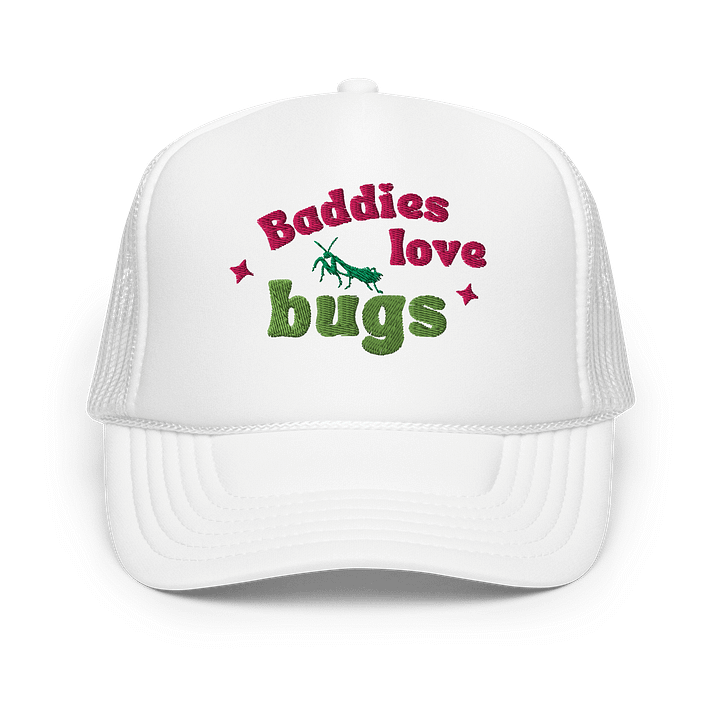 baddies love bugs puffy trucker hat product image (7)