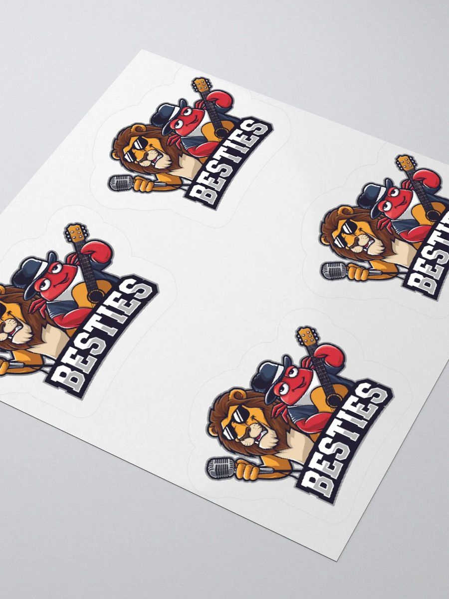 Lion and Crab Besties Kiss Cut Stickers product image (3)