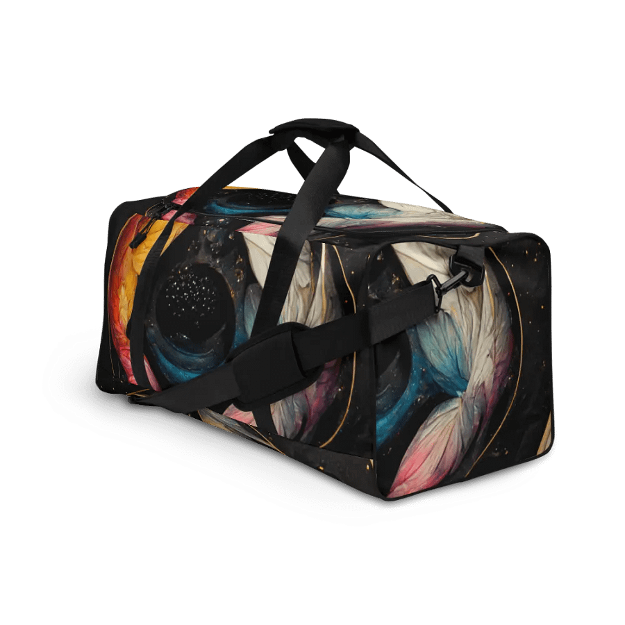 Cosmic Feathers All-Over Duffle Bag product image (3)
