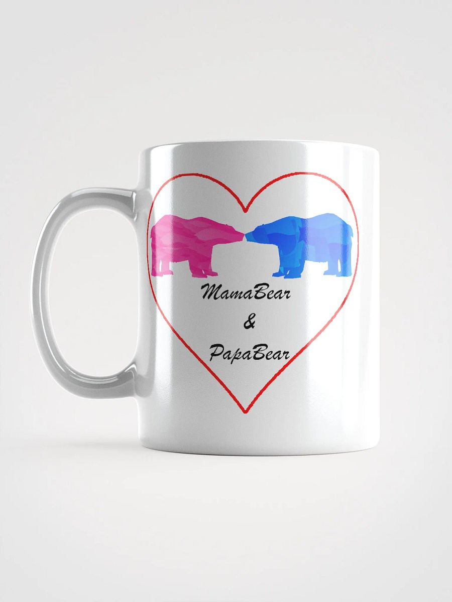 Mama & Papa Bear White Glossy Mugs product image (11)