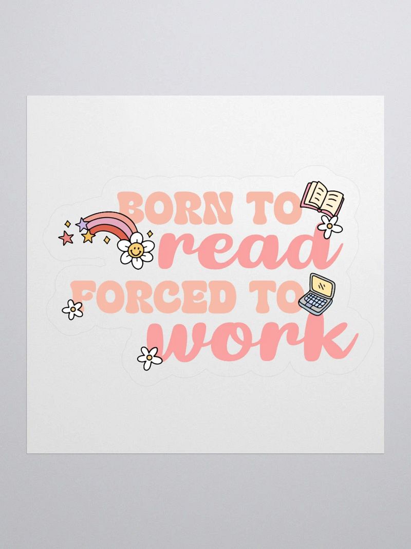 Born to Read Sticker