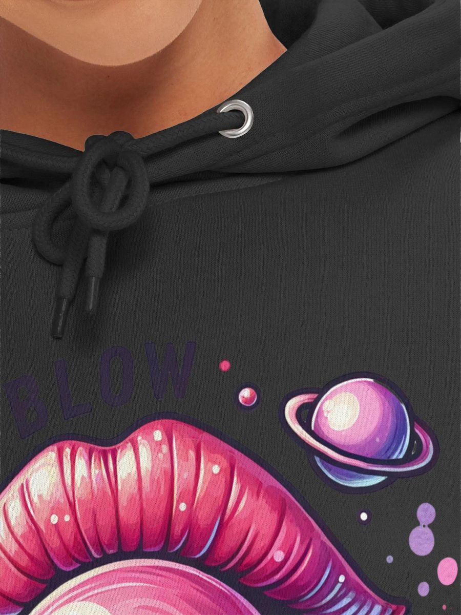 Cosmic Lips Blowing Bubble Hoodie product image (51)
