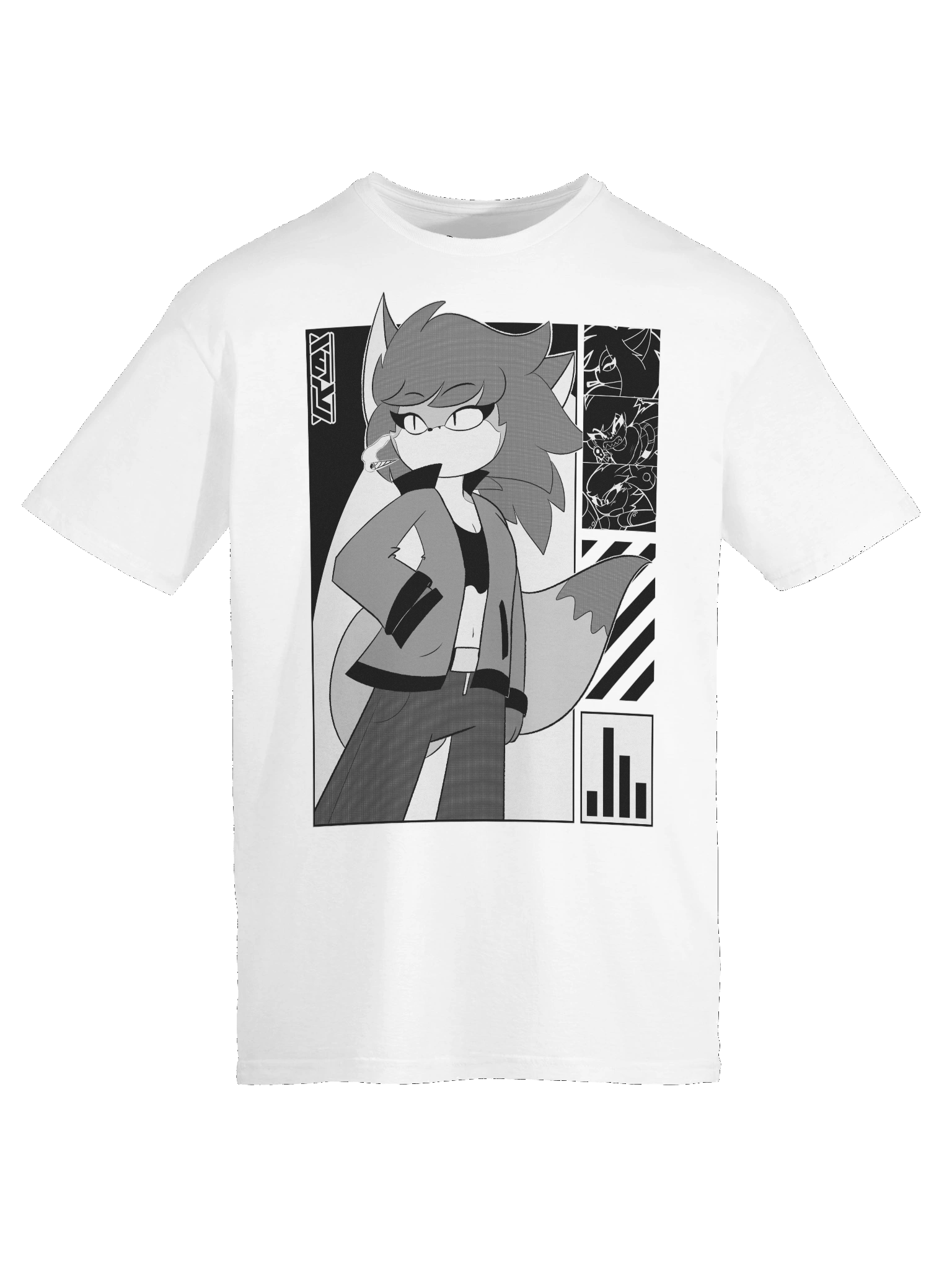 Magenta Manga Panel Tee product image (9)