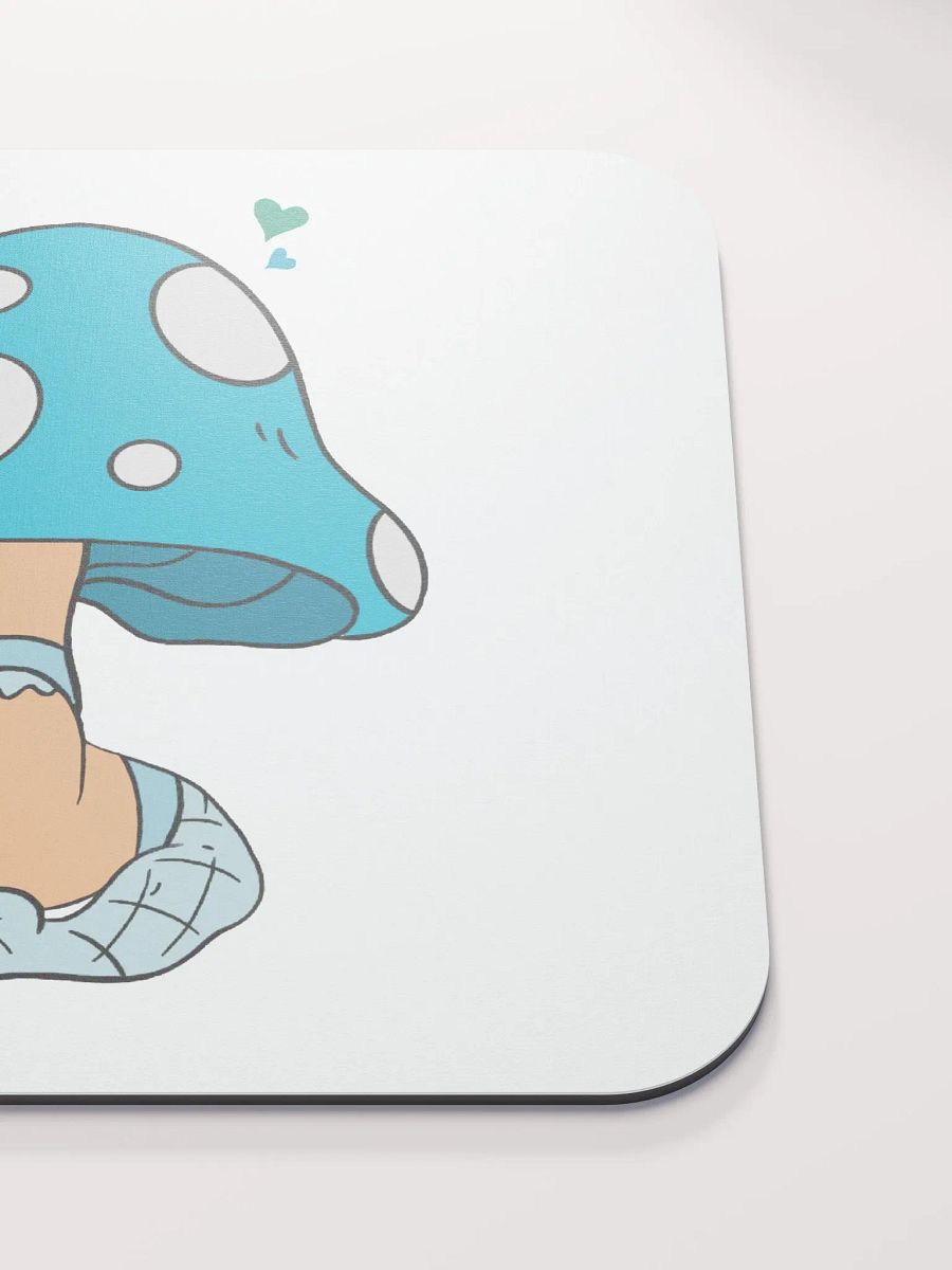 Mushroom Baddie Desk Mat - Dark Blue product image (5)