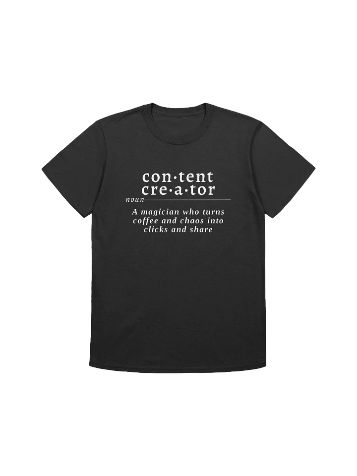 Content Creator Def Unisex Tee v2 product image (1)