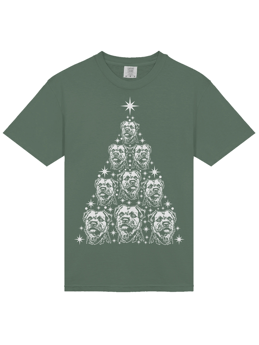 Border Terrier Christmas Tree T-Shirt product image (23)