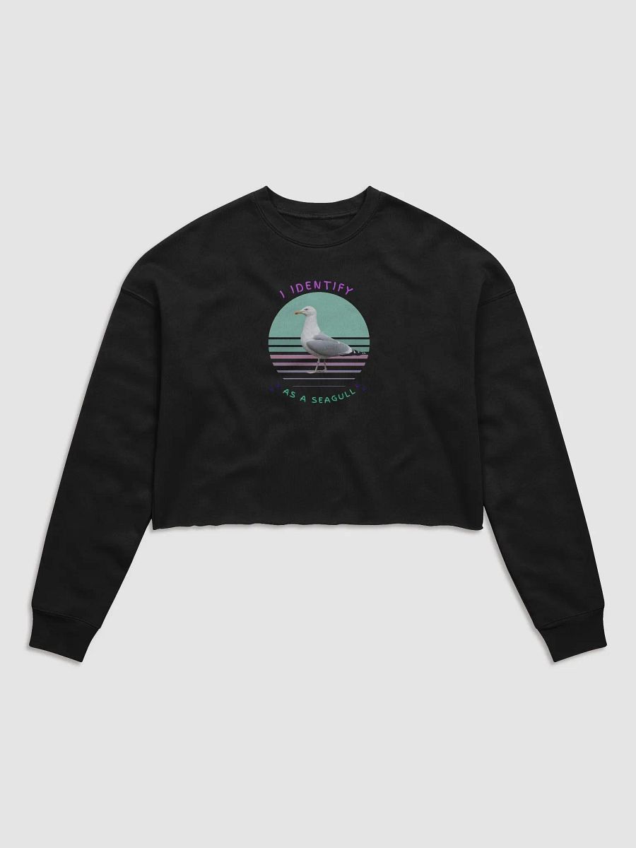 I Identify as a Seagull Cropped Sweatshirt product image (2)
