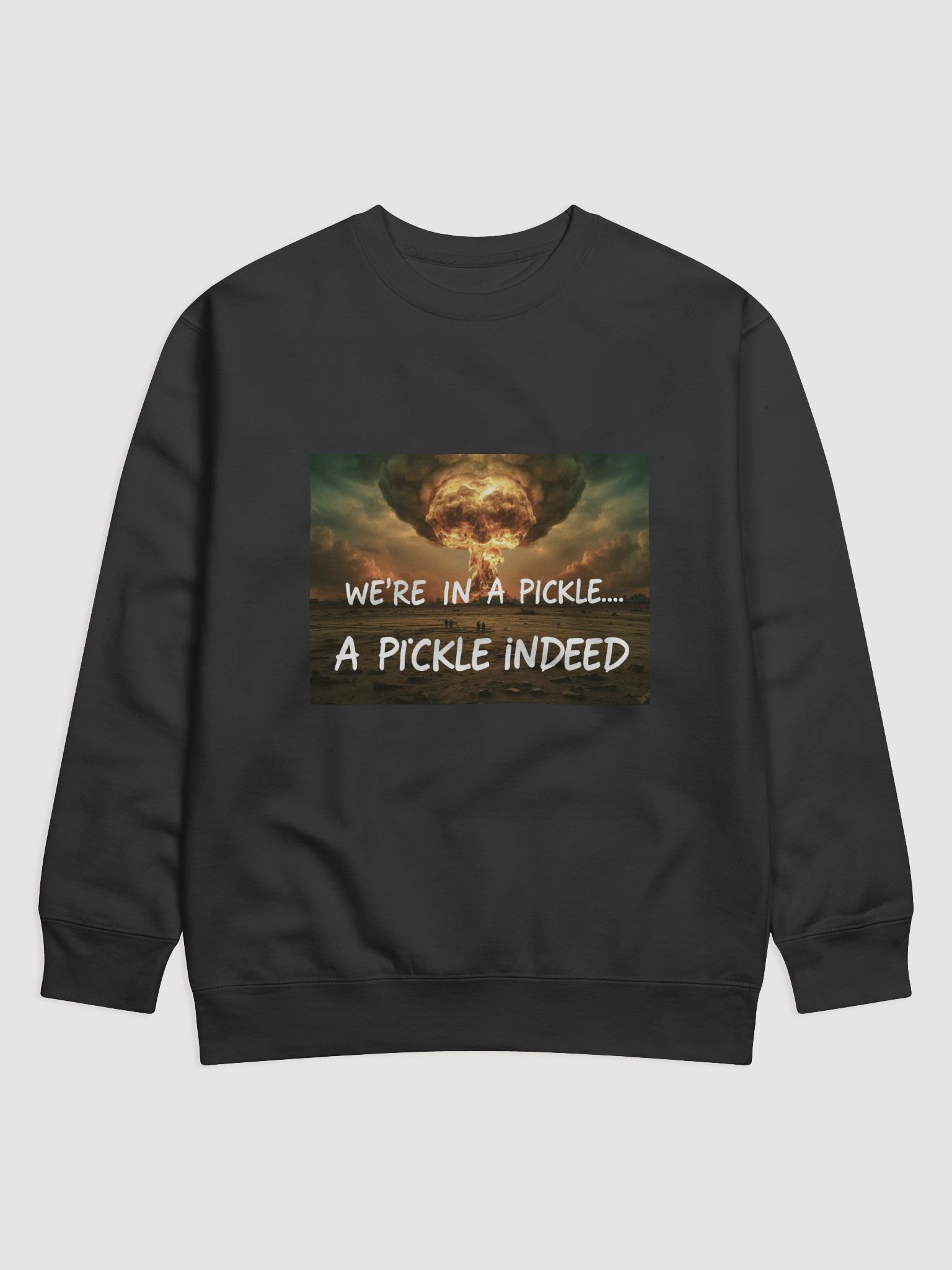 Pickle in a Mushroom Cloud Sweatshirt product image (1)