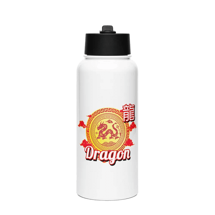 Dragon - Chinese Zodiac Sports Stainless Steel Water Bottle product image (1)