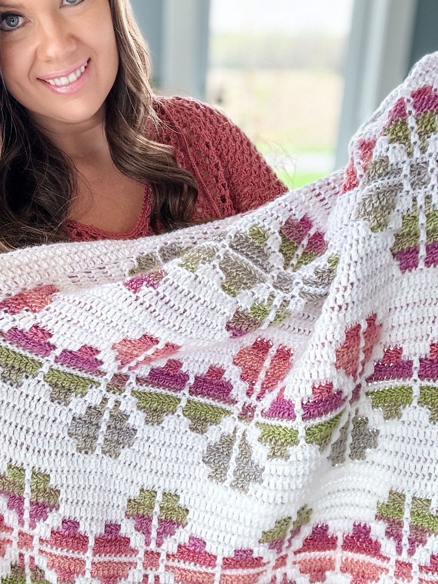 Cosmos Mosaic Blanket Crochet Pattern product image (3)