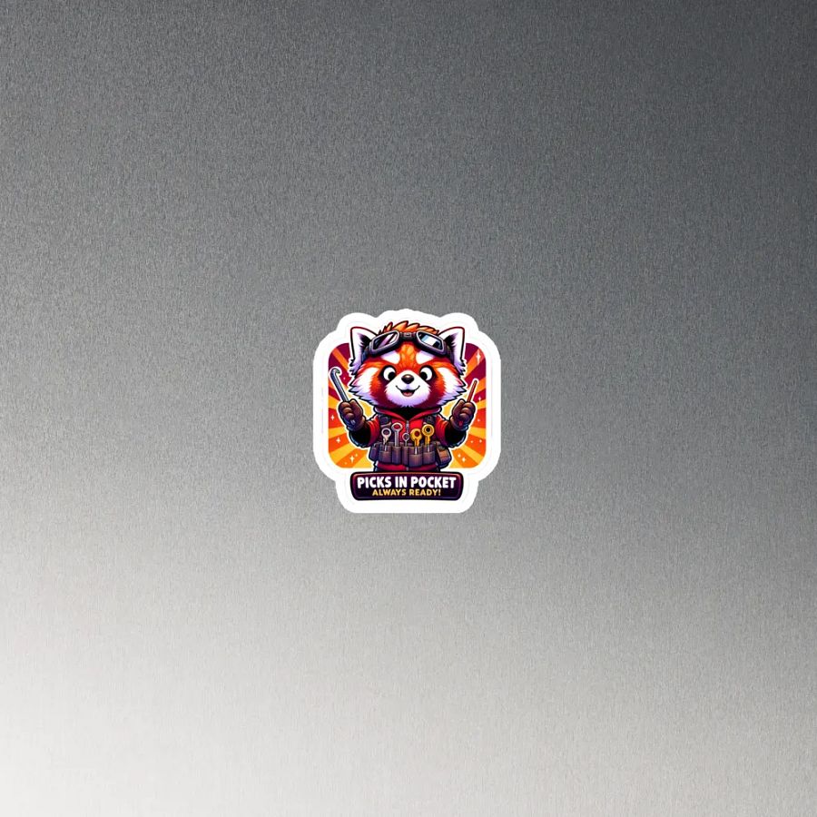 Cipher Panda Die Cut Magnet product image (4)