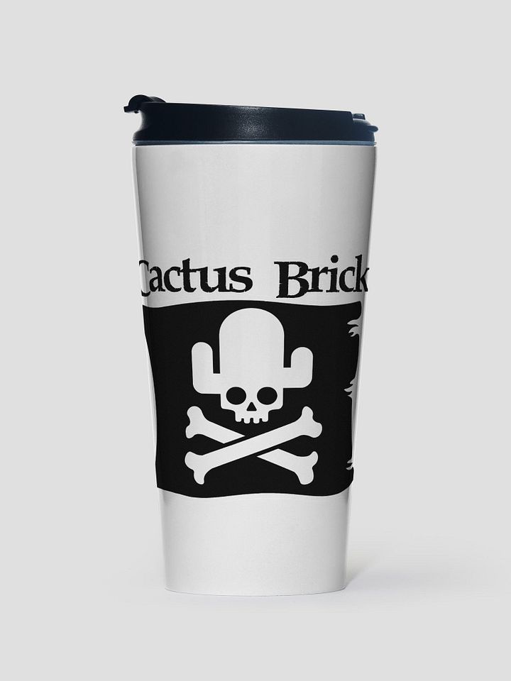 Cactus Brick (Travel Mug) - Pirate Flag product image (2)