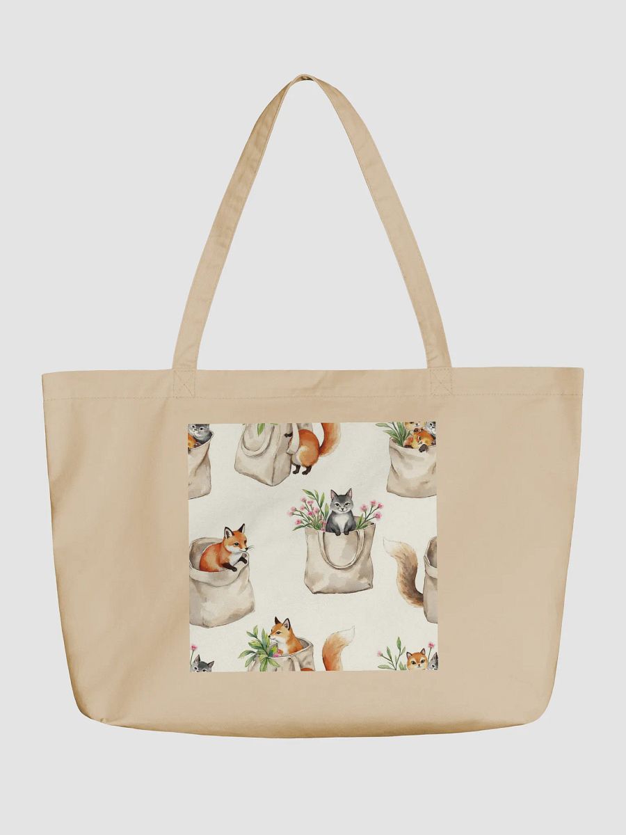 Pixxotia Whimsical Wildlife Eco Tote product image (1)
