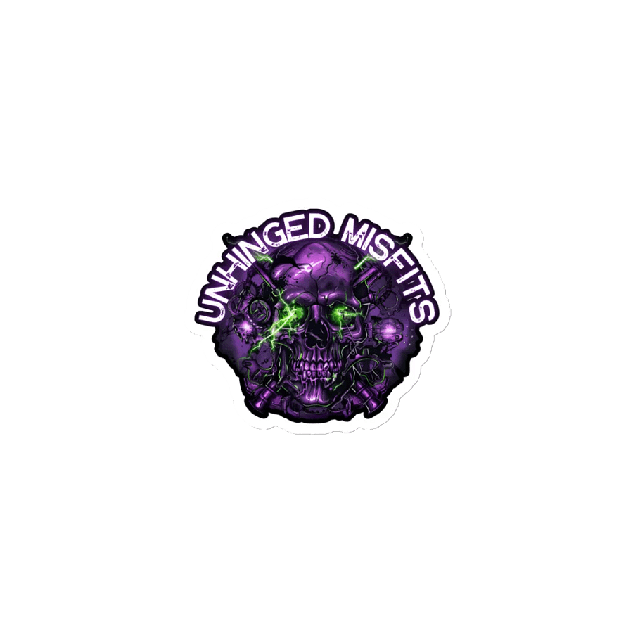 Unhinged Misfits Skull Logo Die-Cut Magnet product image (1)