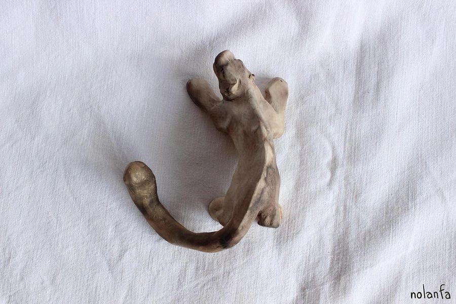 Small Clay Leopard: low on ground product image (3)
