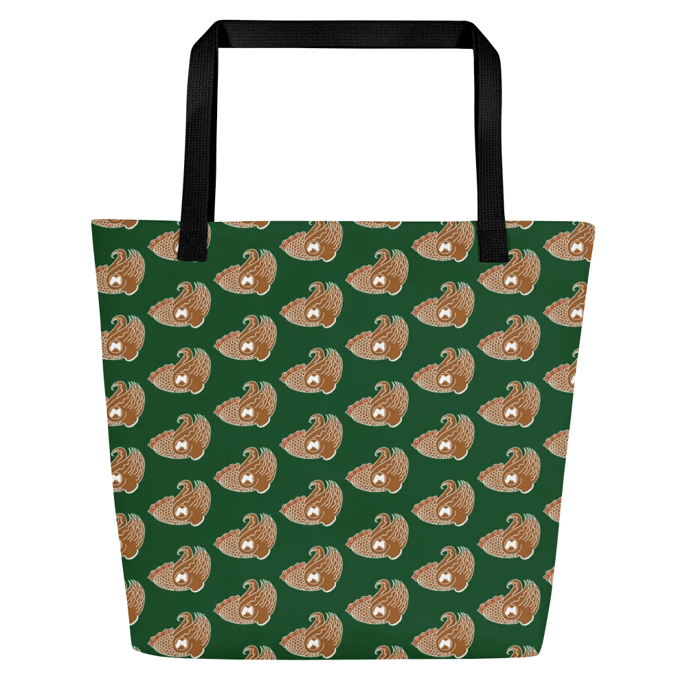 Gingerbread Dark Green Tote product image (2)