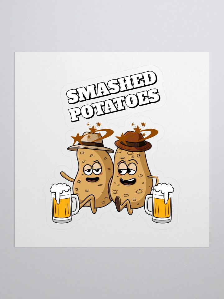 Smashed Potatoes - Funny Humorous Sticker product image (1)