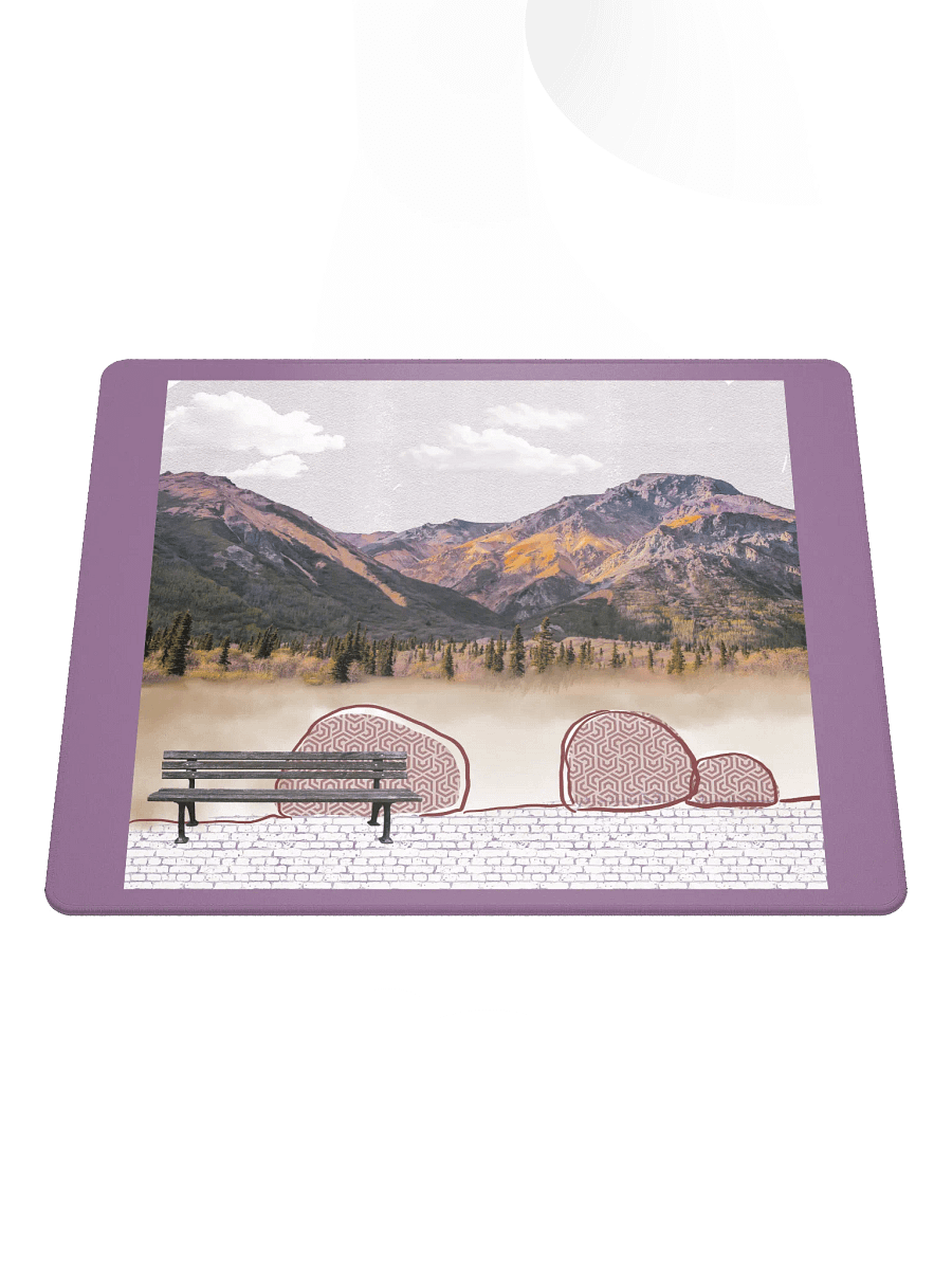 Purple Mountains Gaming Mouse Pad product image (1)