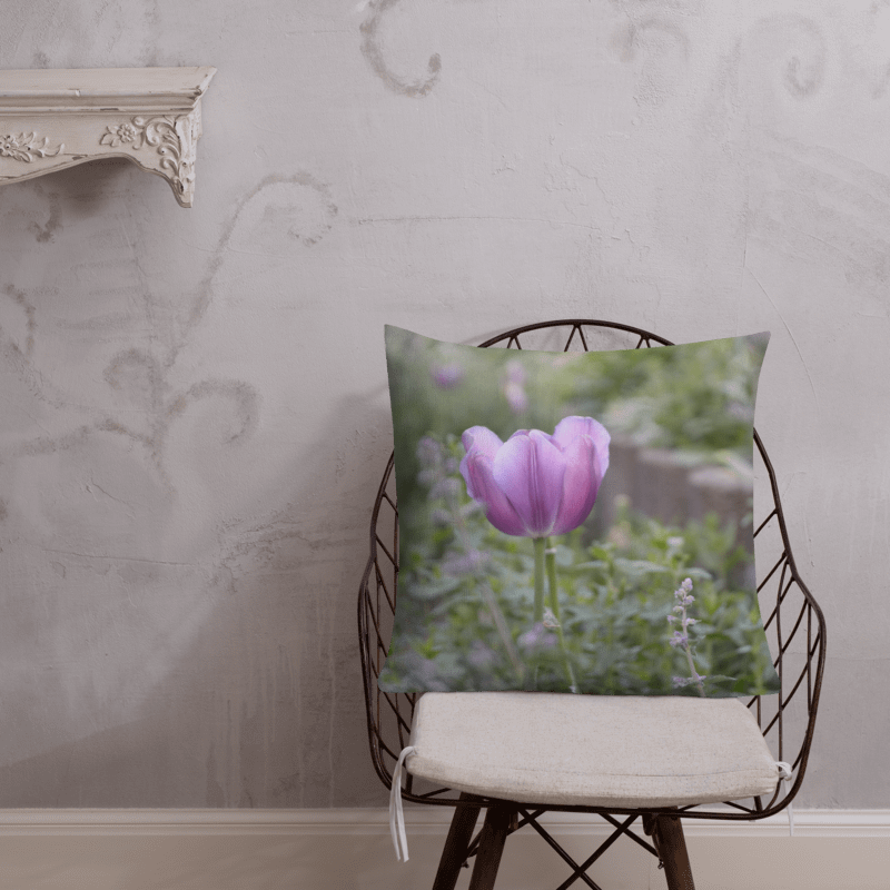 Premium-Kissen - Lila Tulpe product image (5)
